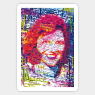 Sylvia Plath VI Sticker